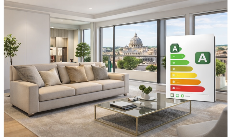 Appartamento di pregio a Roma con certificazione energetica classe A e finiture moderne